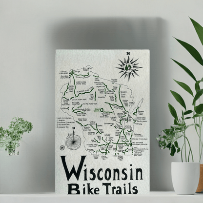 Wisconsin Bike Trails Map