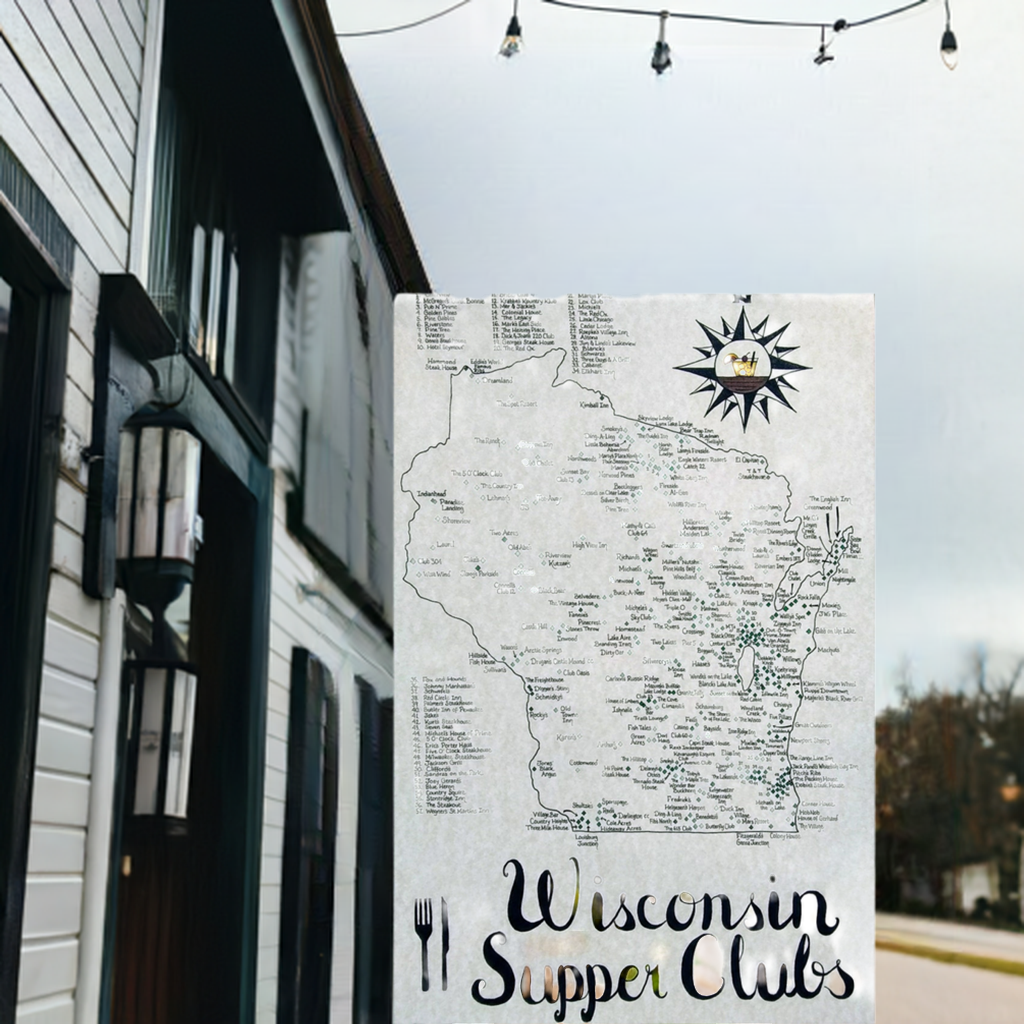 Wisconsin Map | Wisconsin Supper Club Map