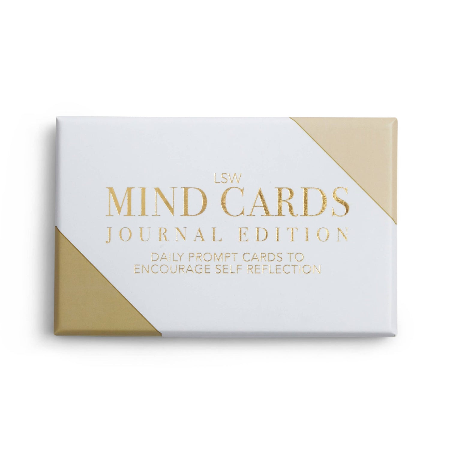 Mind Cards Journal Edition - Daily Prompts for Self-Care, perfect for spa and wellness gift boxes (front view)