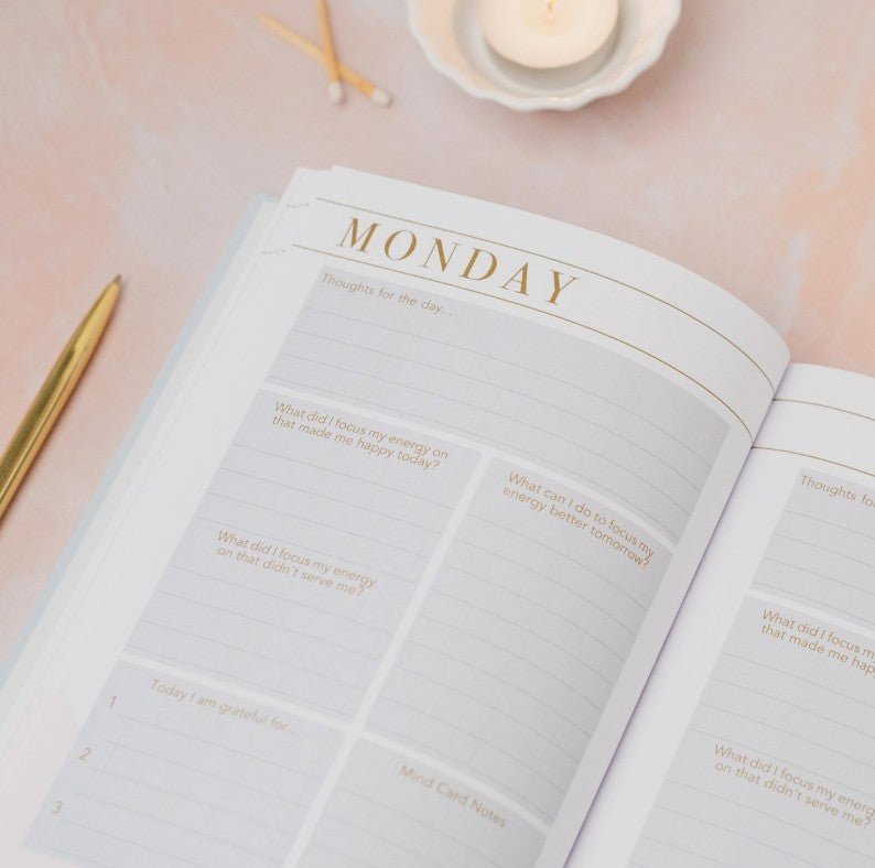 Mind Notes Journal – Daily Wellbeing &amp; Gratitude - category:Home &amp; Decor - use_case:Self Care