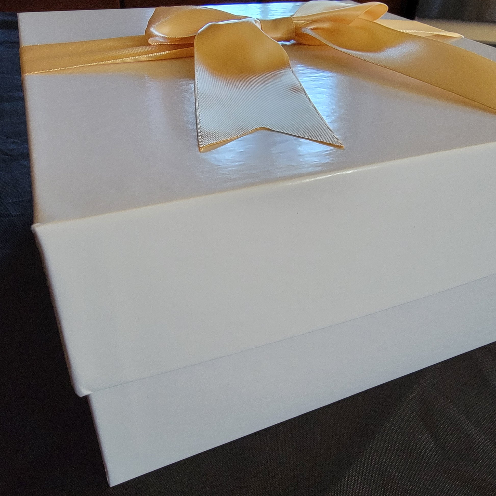 empty white gift box for packaging