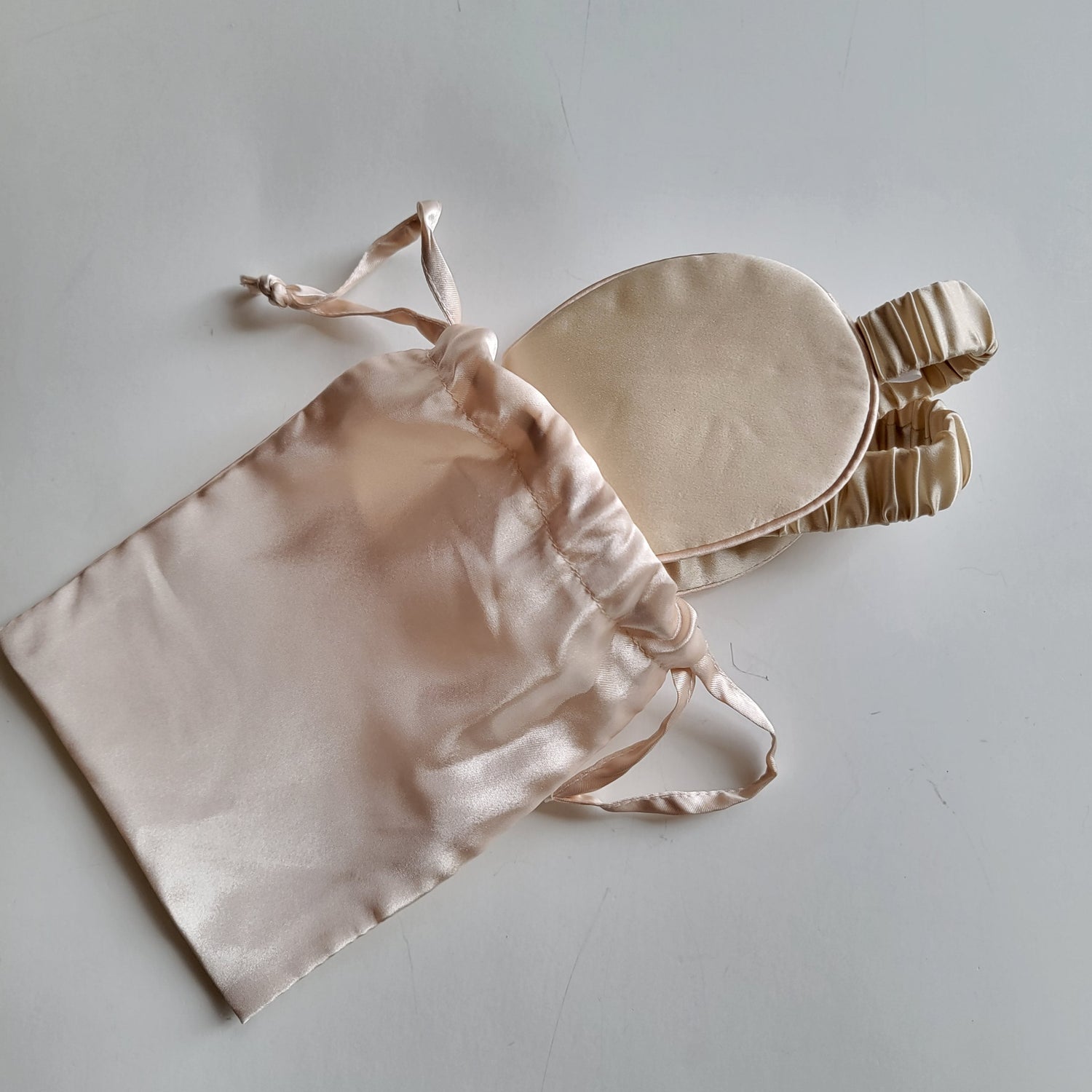 Luxury Mulberry Silk Eye Mask, perfect for gifts for her and curated gift boxes (styled in a curated gift box)