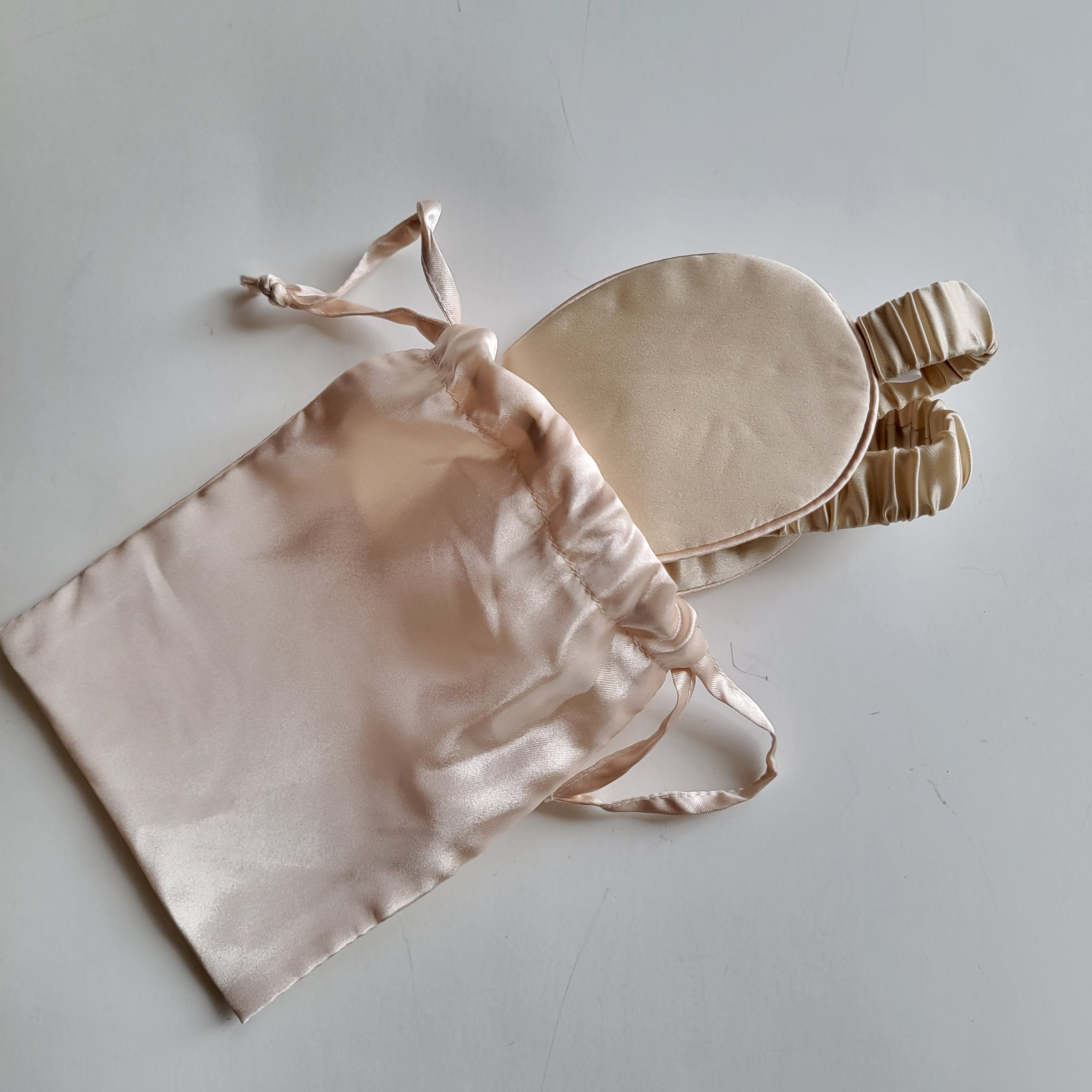 Luxury Mulberry Silk Eye Mask, perfect for gifts for her and curated gift boxes (styled in a curated gift box)