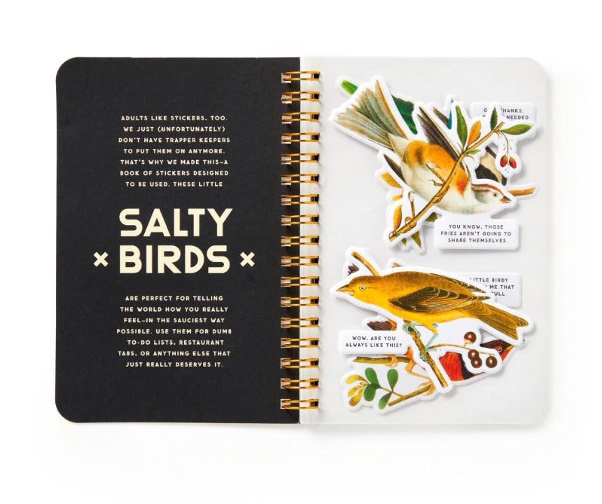 Salty Birds Sticker Book for coworker