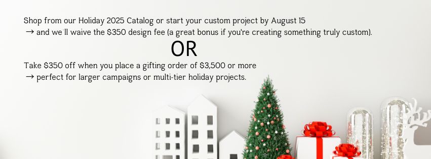 promotional offer for holiday gift sets