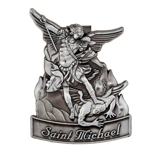 St. Michael Visor Clip