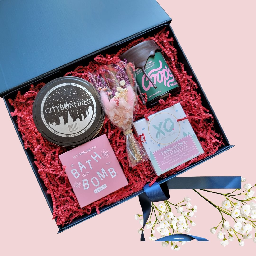 Cozy Evening Gift Box, perfect for gourmet gift boxes and curated gift boxes