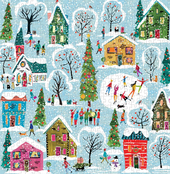 winter twinkle town puzzle
