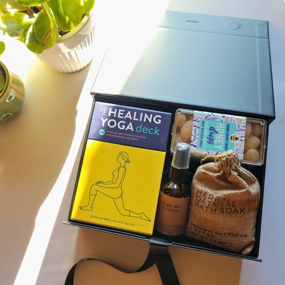 The Yoga & Relaxation Gift Box. A Wellness & Self-Care Gift Set for the Holidays