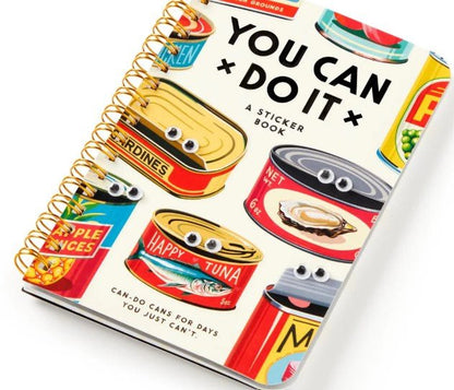 You Can Do It Googly Sticker Book, perfect for curated gift boxes and Build a Box gifting (styled in a curated gift box)