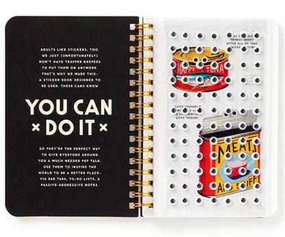 You Can Do It Googly Sticker Book, perfect for curated gift boxes and Build a Box gifting (detail shot)