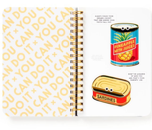 You Can Do It Googly Sticker Book, perfect for curated gift boxes and Build a Box gifting (front view)