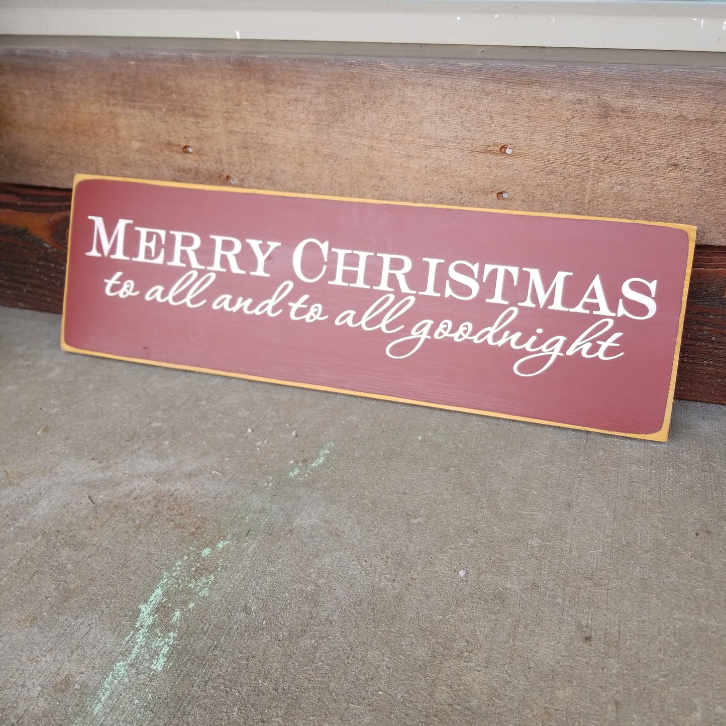 Merry Christmas To You All Wooden Sign