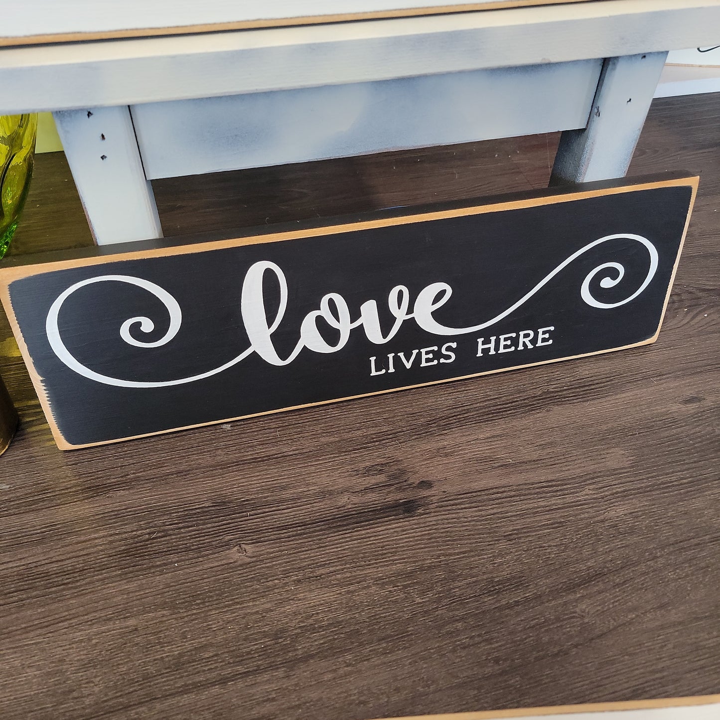 Wooden Sign - Love Lives Here