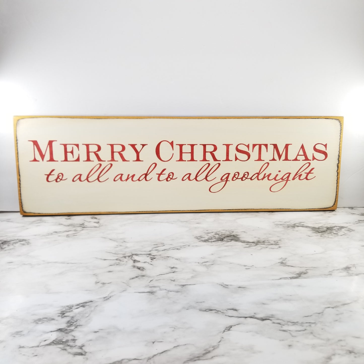 Merry Christmas To You All Wooden Sign