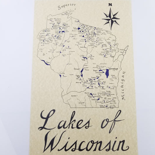 Map | Lakes Of Wisconsin