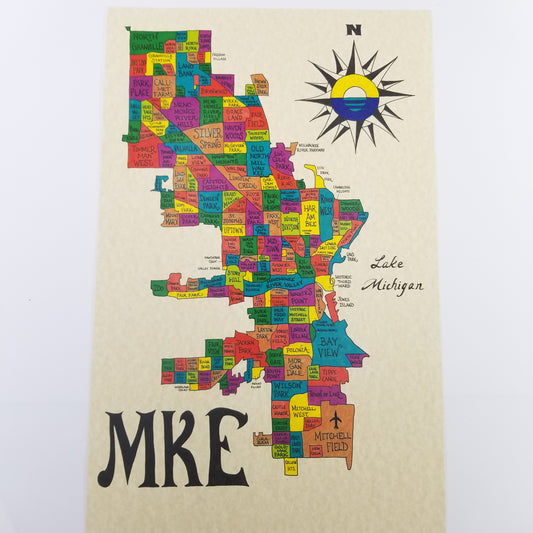 Milwaukee Wisconsin state map