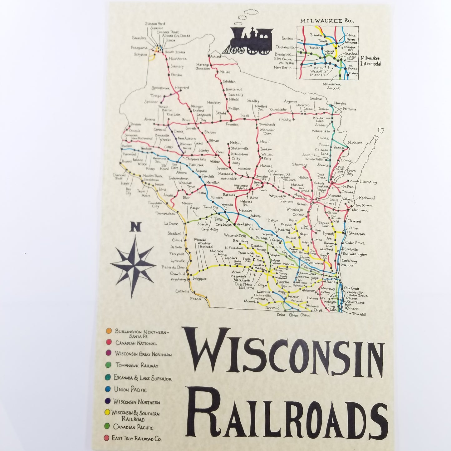 Railroads of Wisconsin collectors edition 