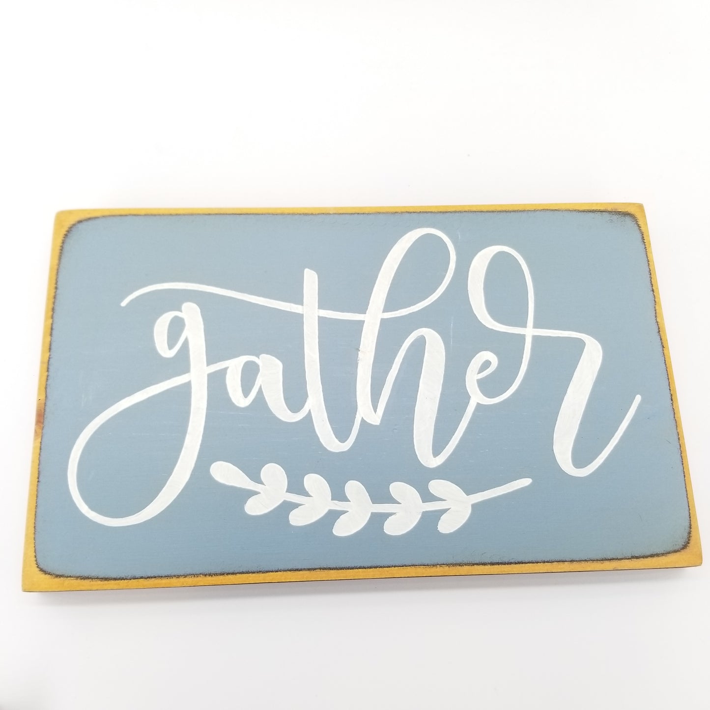 Gather Wooden Sign - Home Decor