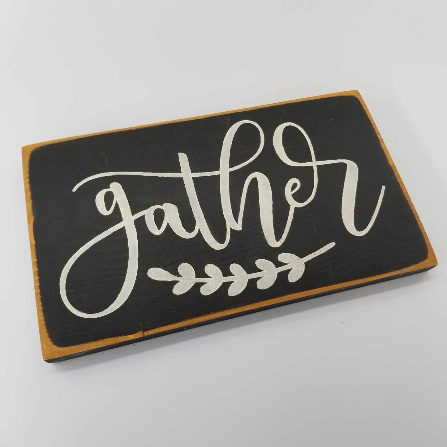 Gather Wooden Sign - Home Decor