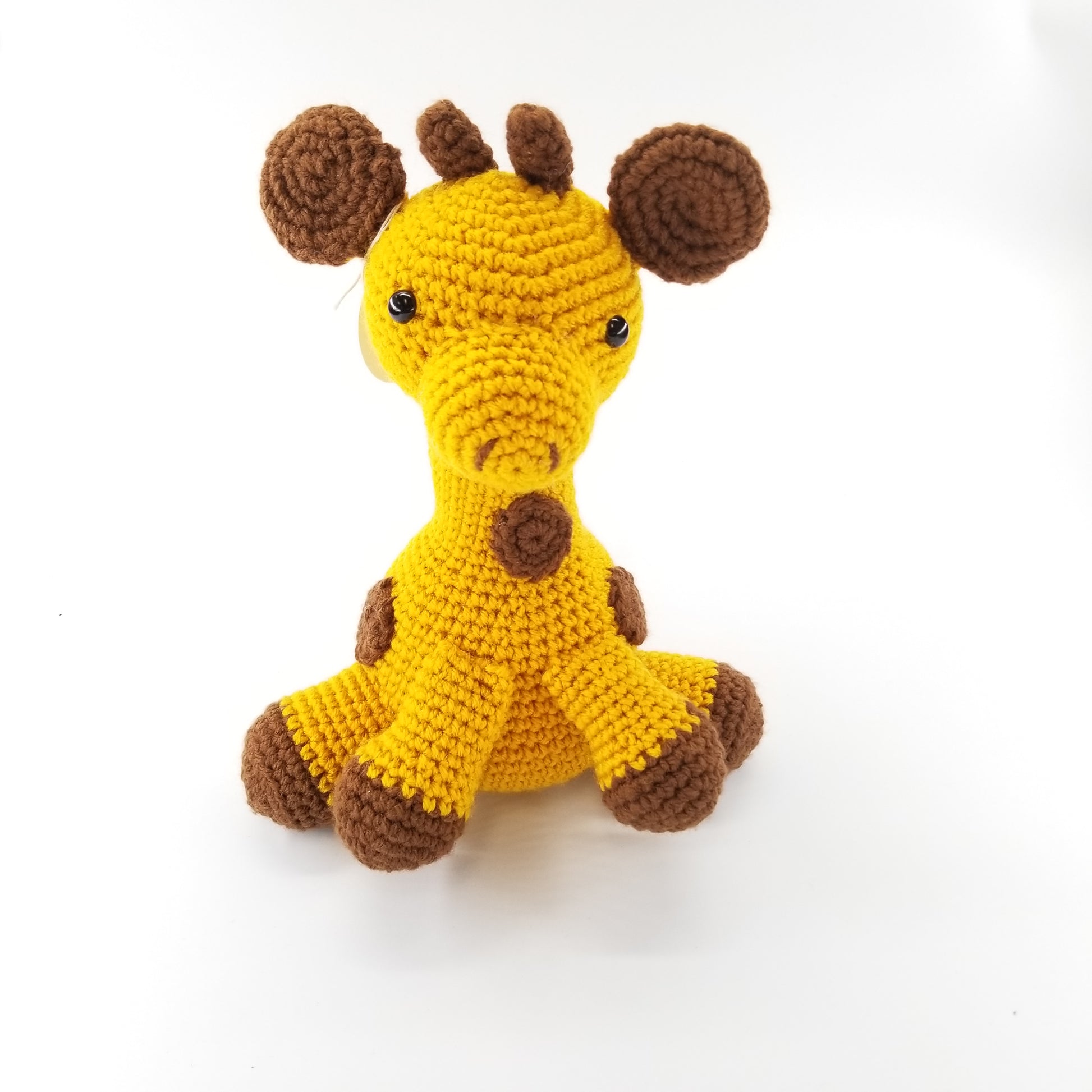 Giraffe crochet toy