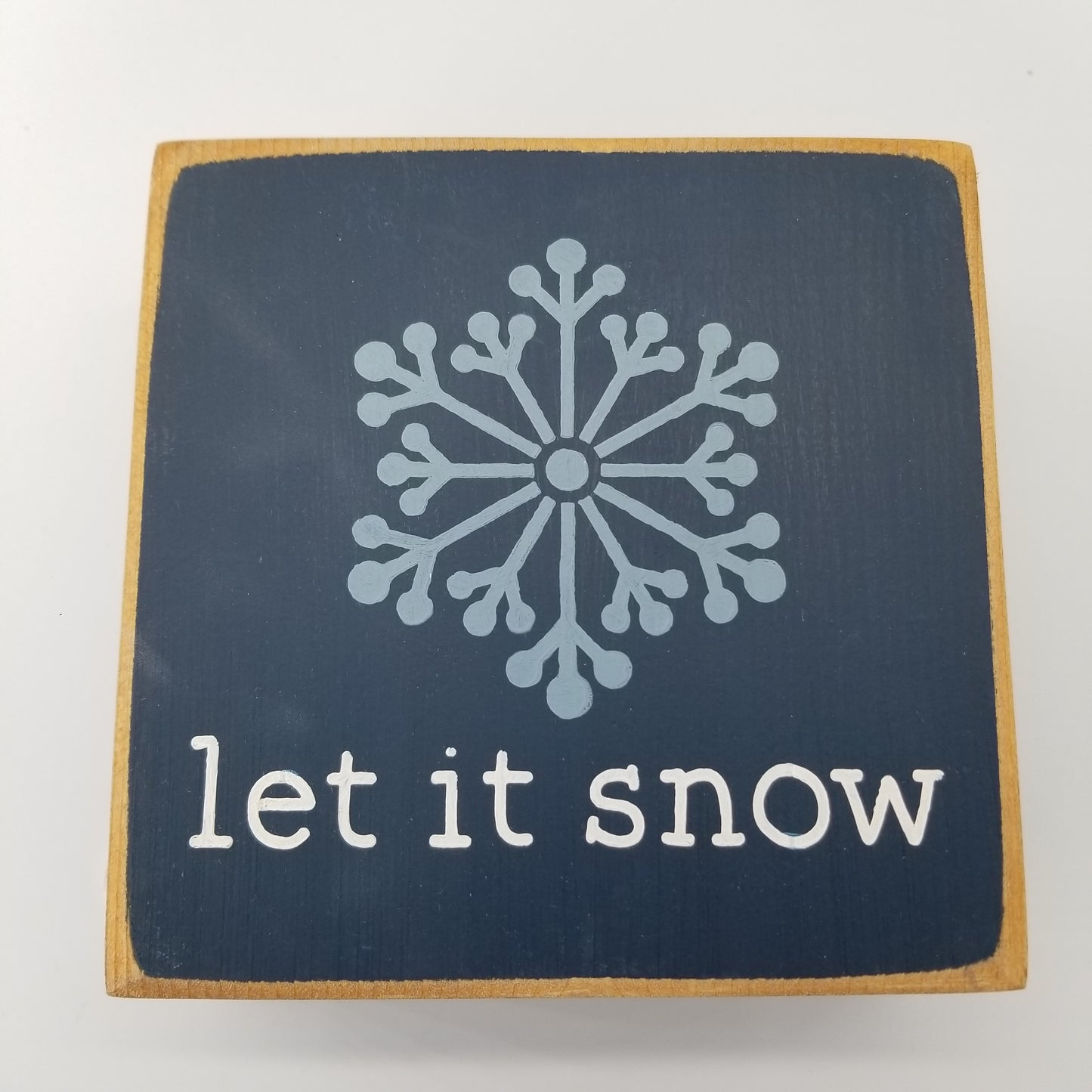 Let it Snow Mini Wooden Sign - Winter
