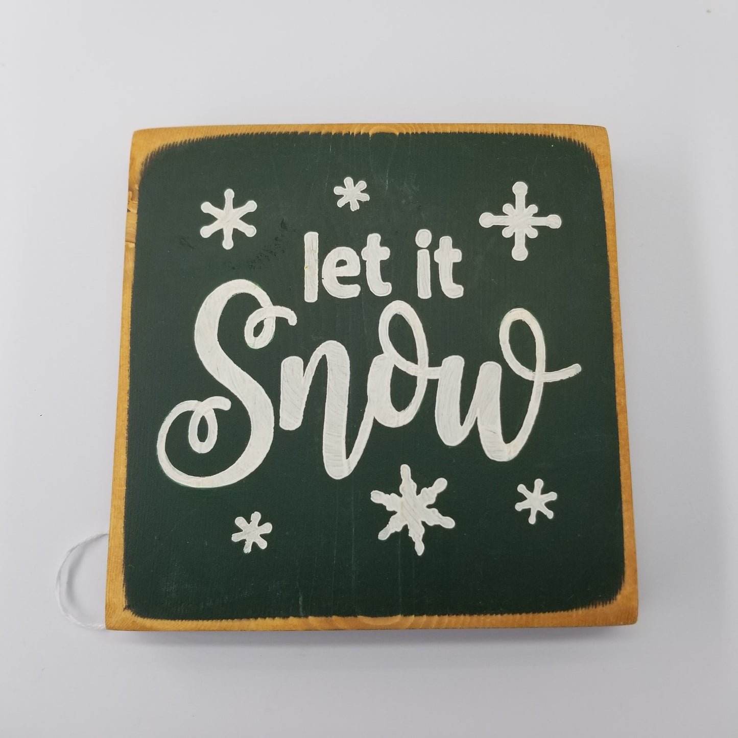 Let it Snow Mini Wooden Sign - Winter