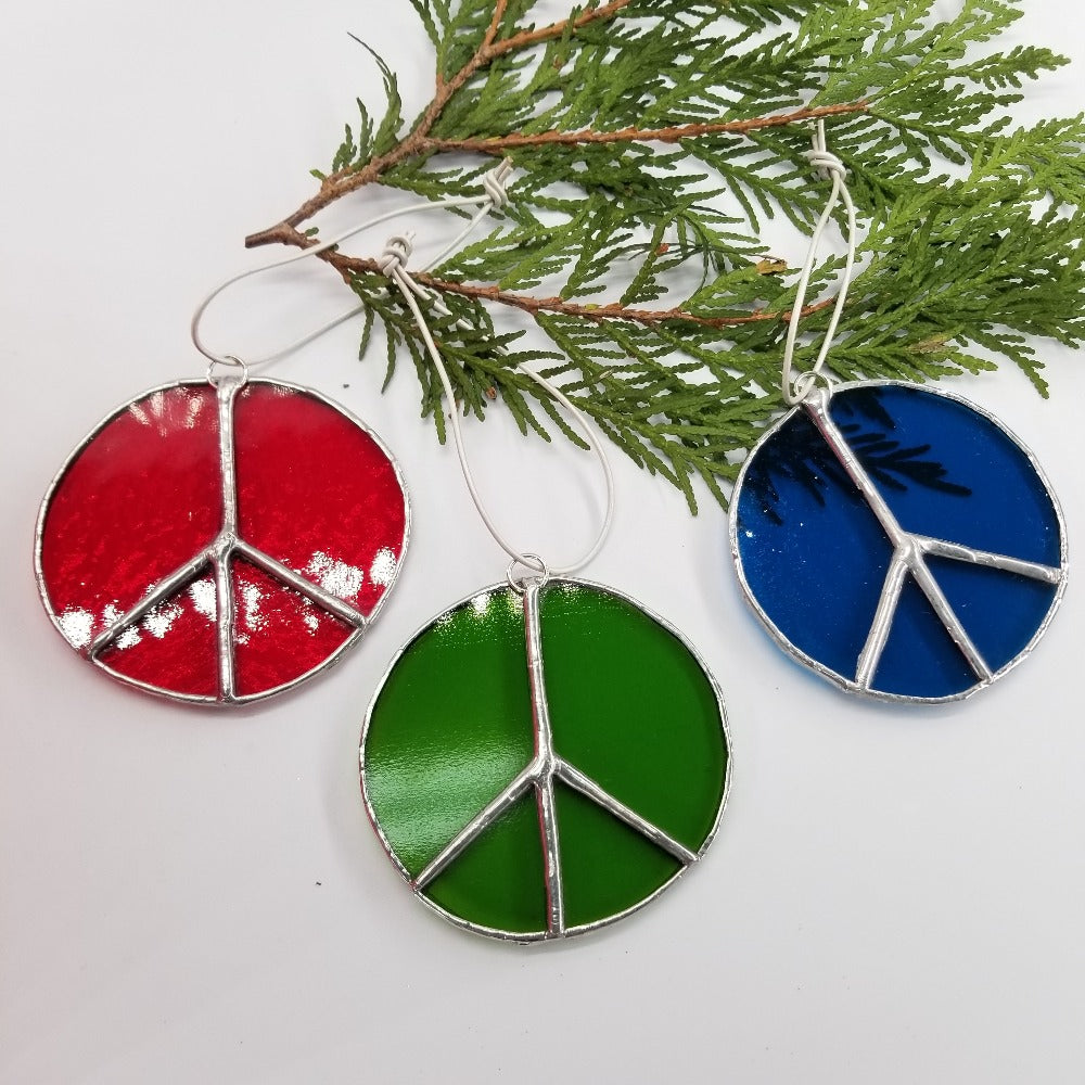 Peace tree ornaments 