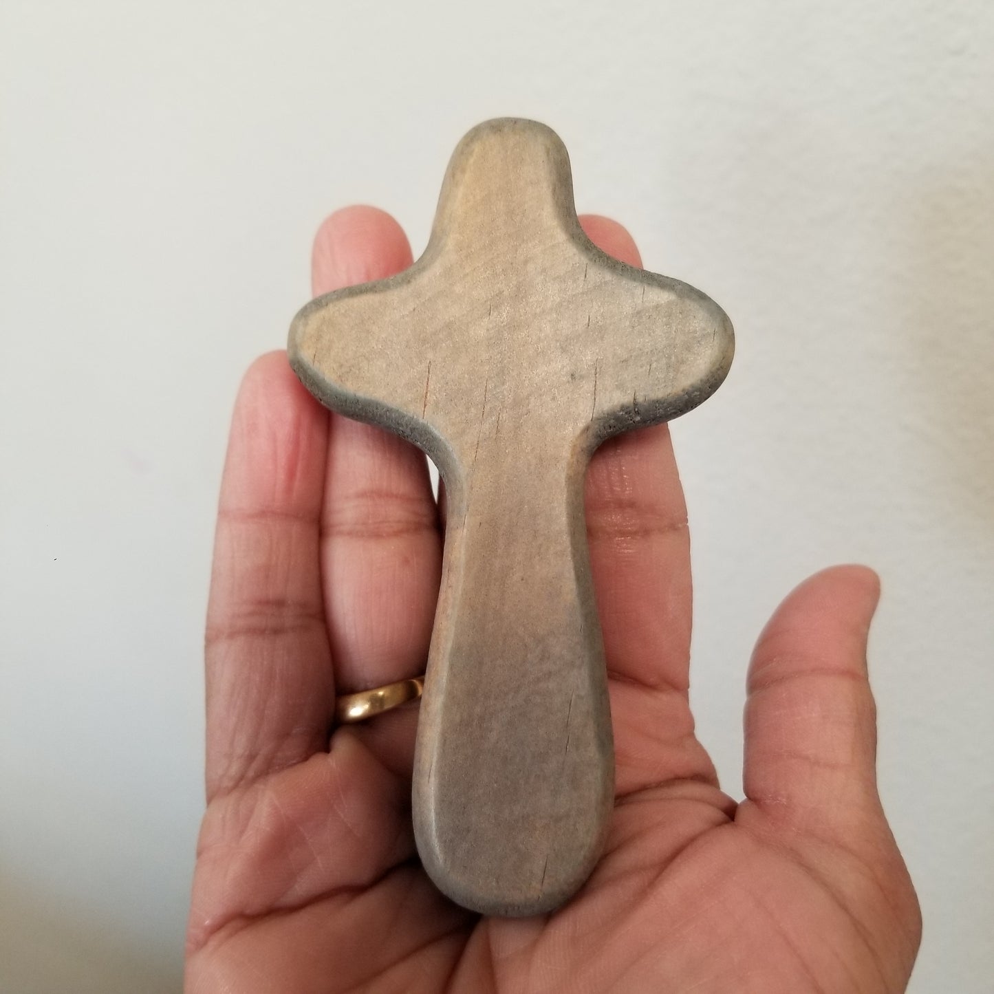 Wooden Comfort Cross - Hand Held Cross