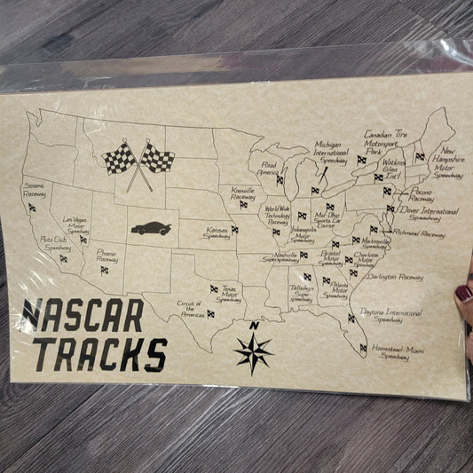 Nascar tracks map