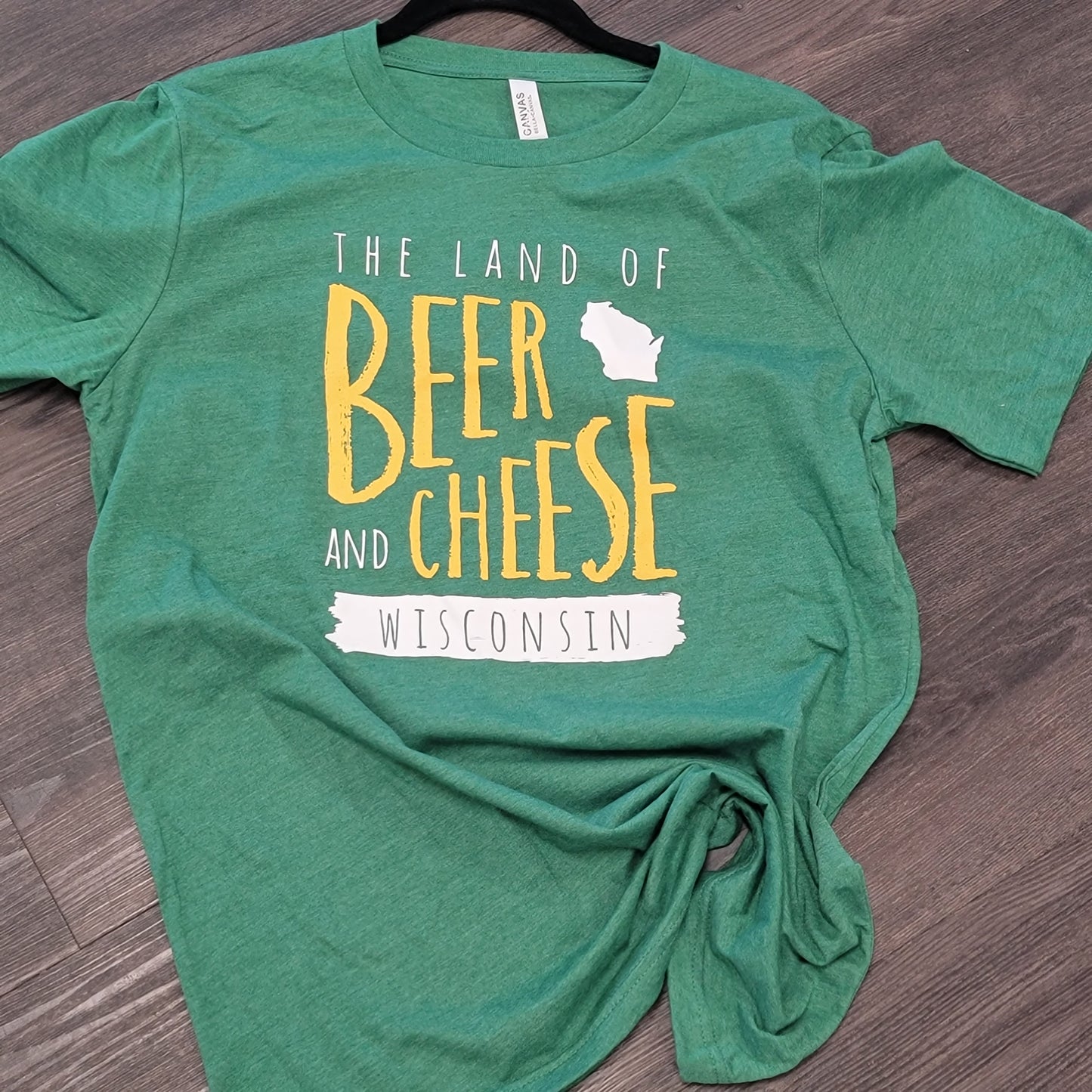 Wisconsin shirt land of beer and cheese