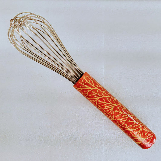 Kitchen Hand Whisk - Handmade Marble Clay Art