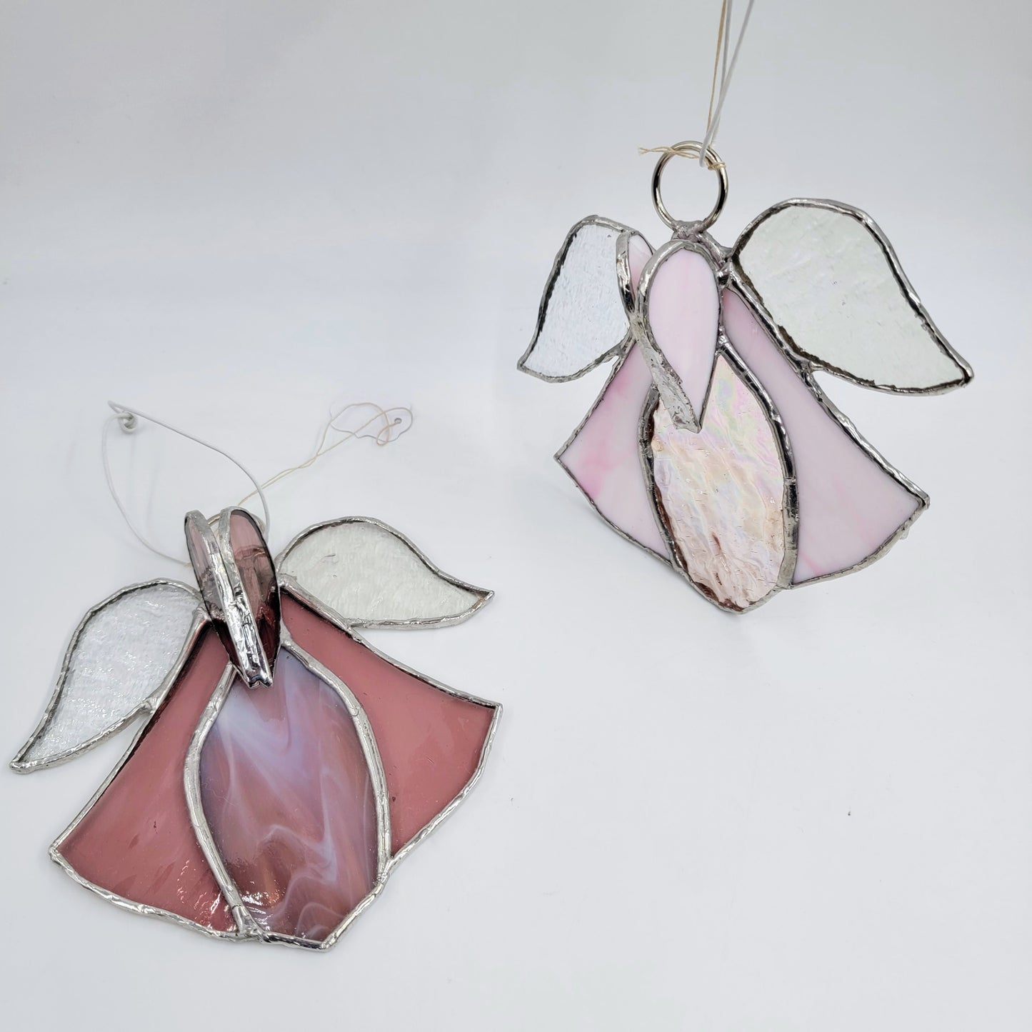 Angel With Wings Stained Glass Ornament - 3D - Suncatchers
