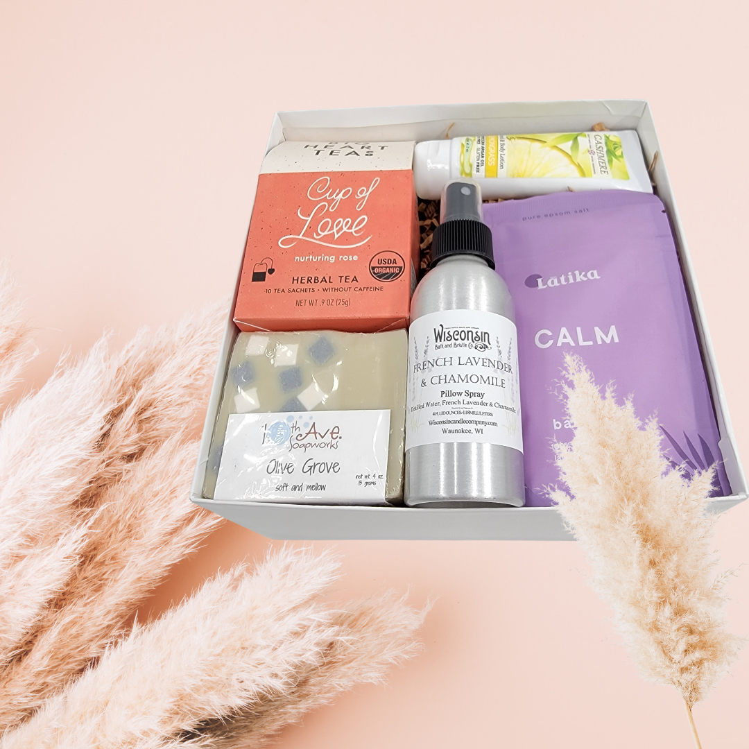 Rest and relax spa gift box
