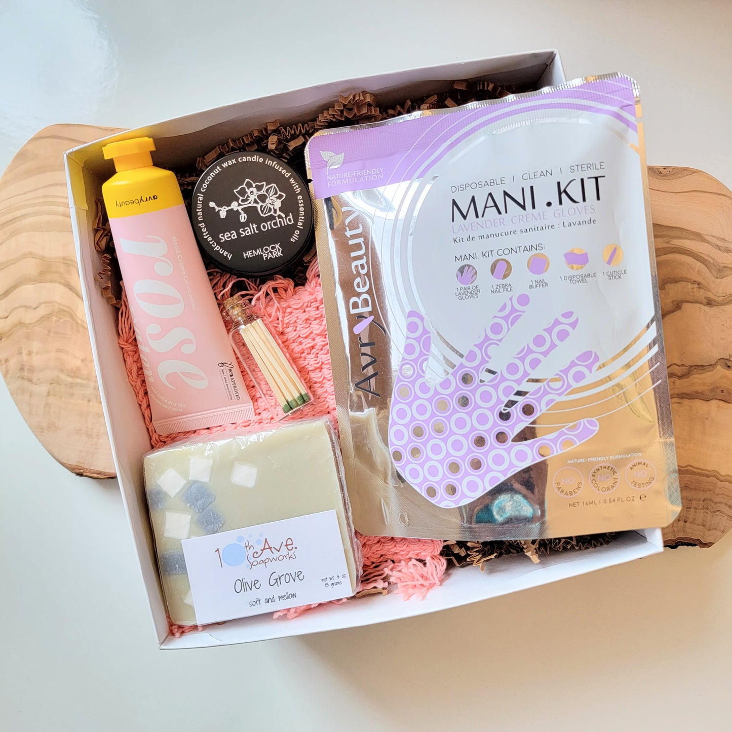 All natural spa gift box mini