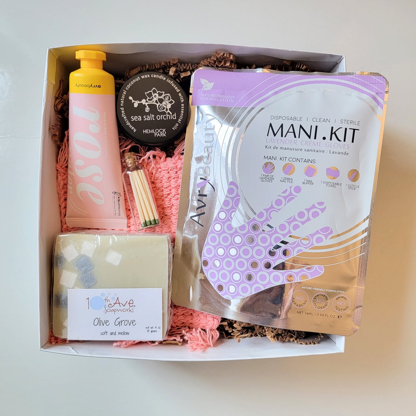 Mini spa gift box