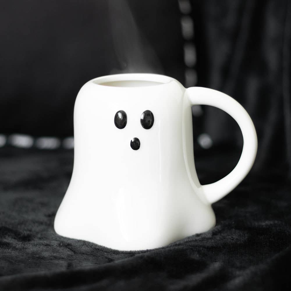 Ghost Shaped Spooky Halloween Mug