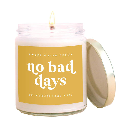 No bad days soy candle