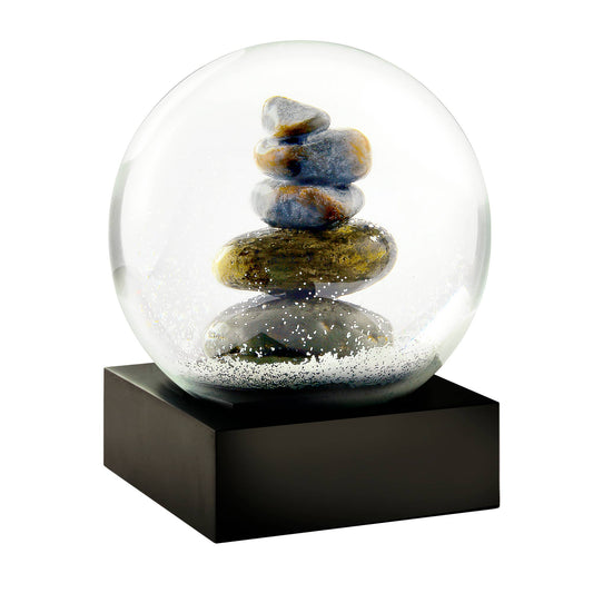 Stone snow globe