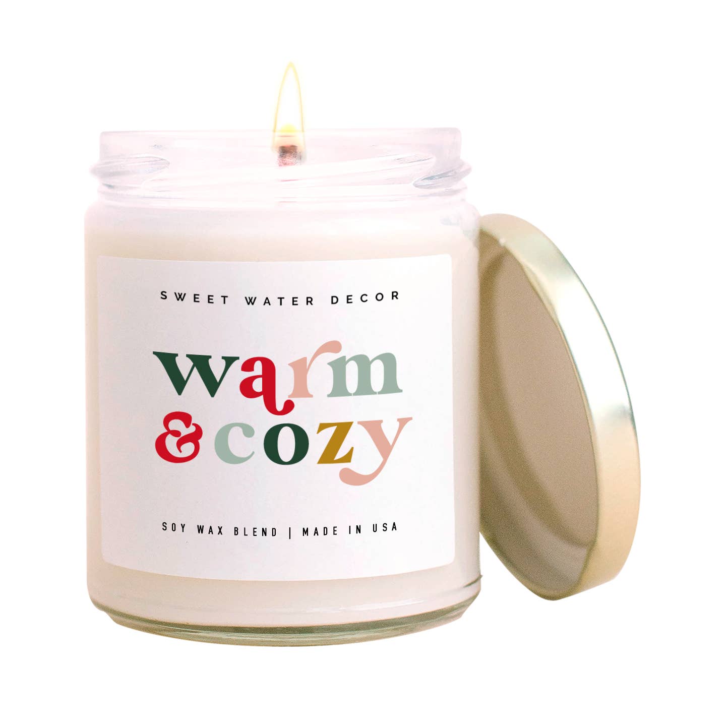 Warm and Cozy Soy Candle - 9 oz