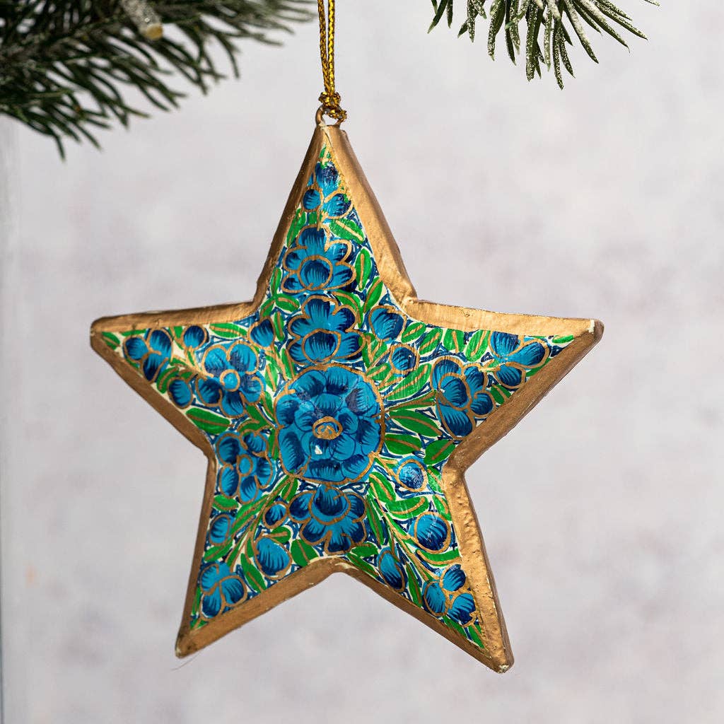 Green 3D Hanging Star Ornament