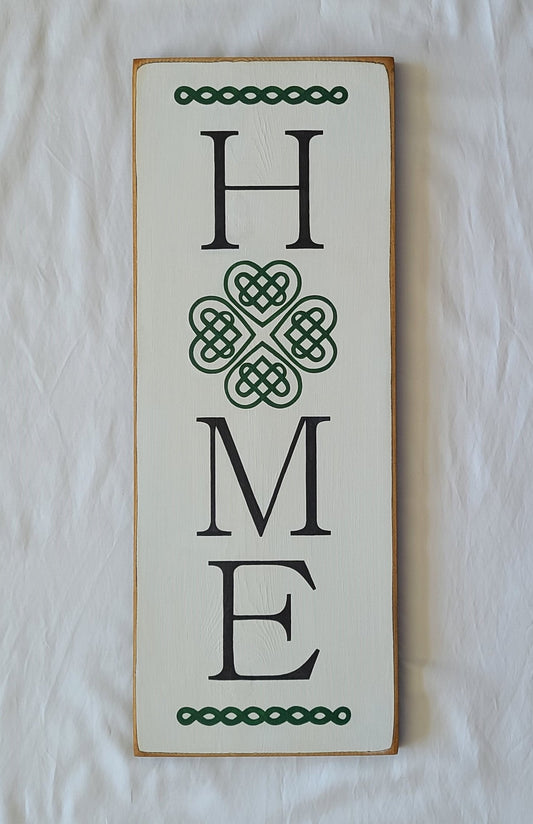 Irish Knot Home Porch Wooden Sign