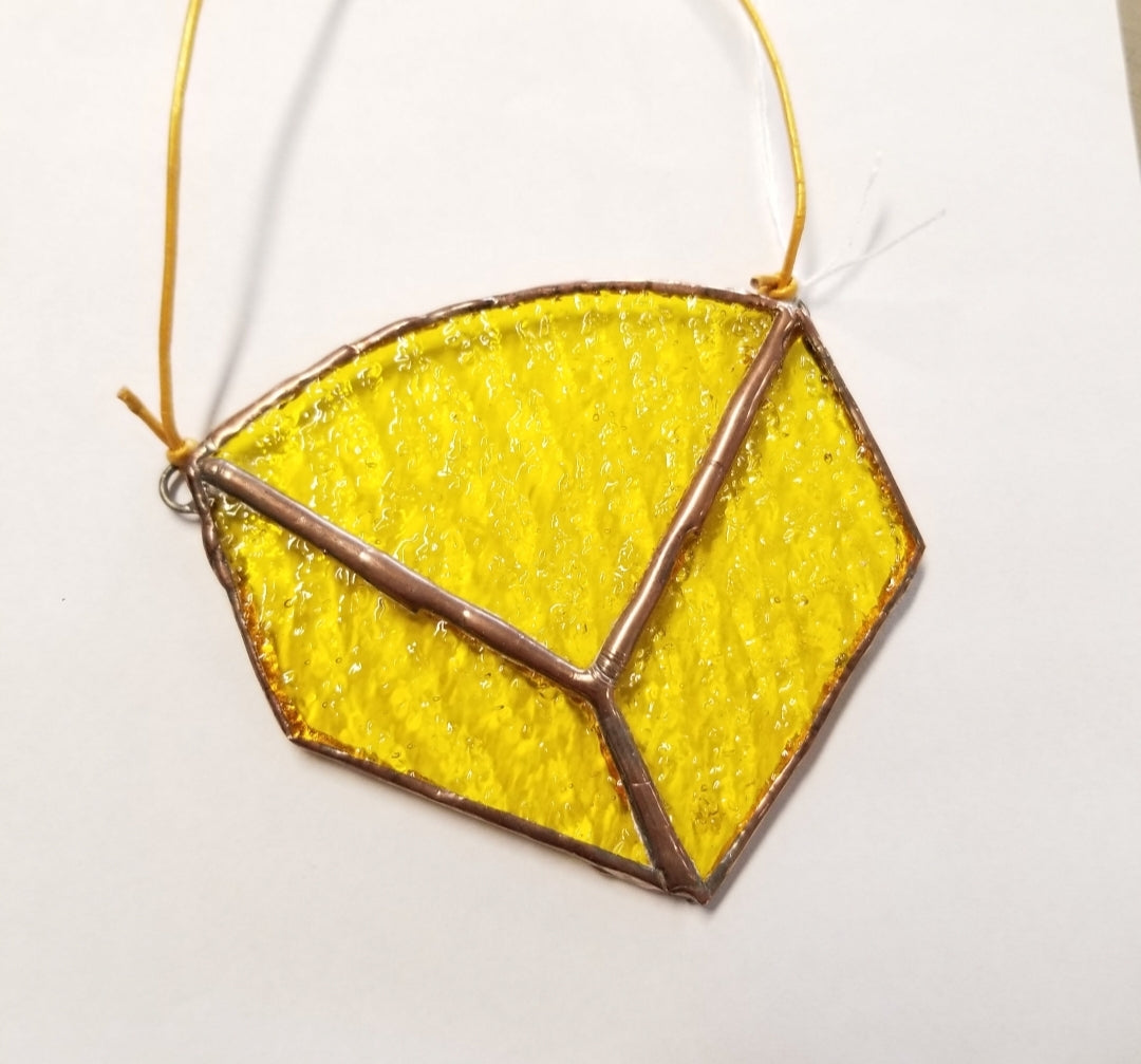 Cheese Window Stained Glass Ornament