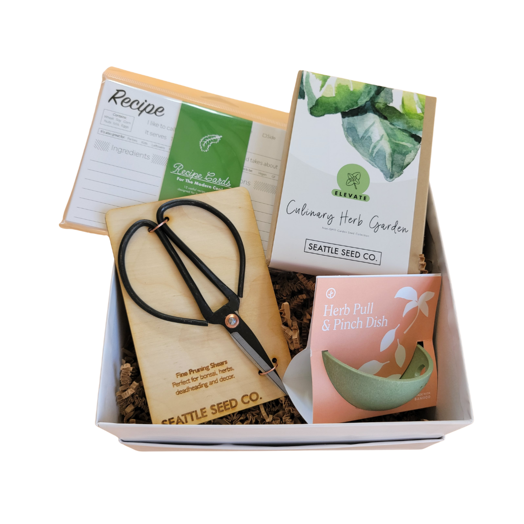 Herb garden gift box