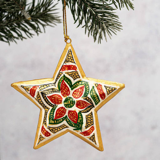 Ornament 3D Hanging Star - Gold