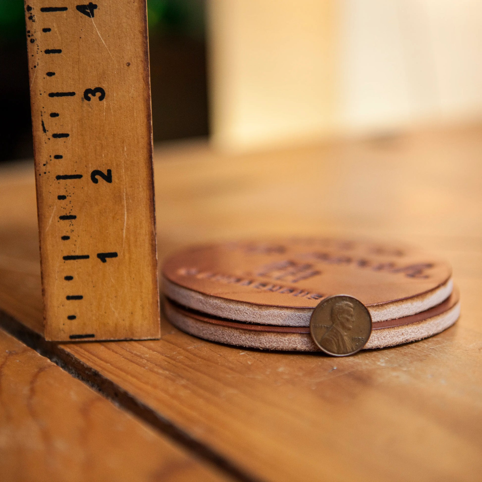 Leather Coasters - Customizable