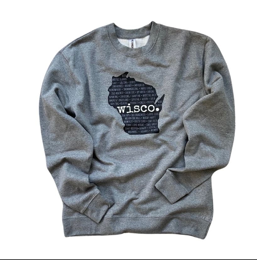 Wisco Lightweight Sweatshirt - Grey